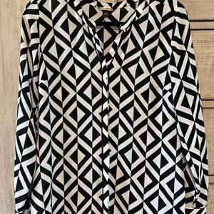 Dana Buchman blouse ling sleeve